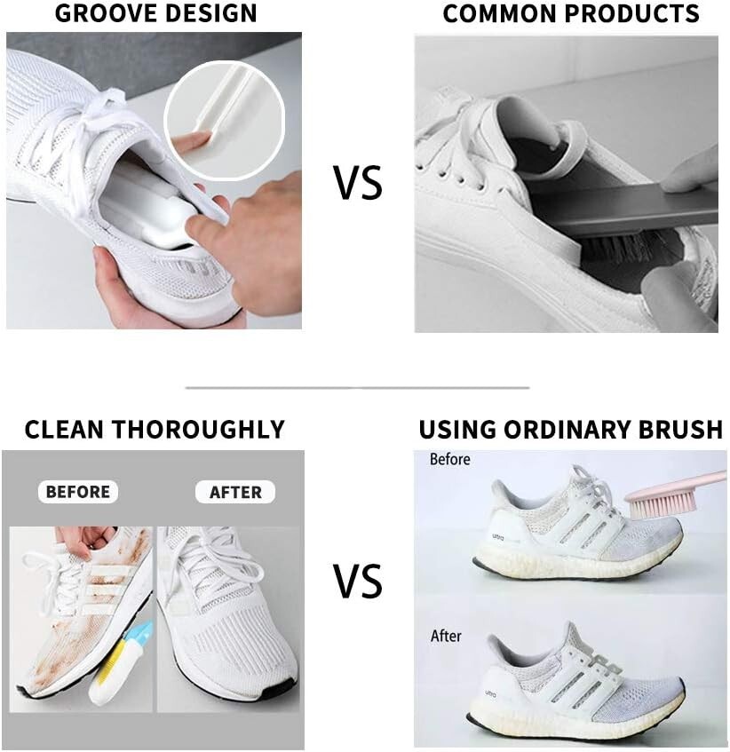 Cepillo De Limpieza Profesional Para Zapatos Limpiador Multifuncional De Cepillo