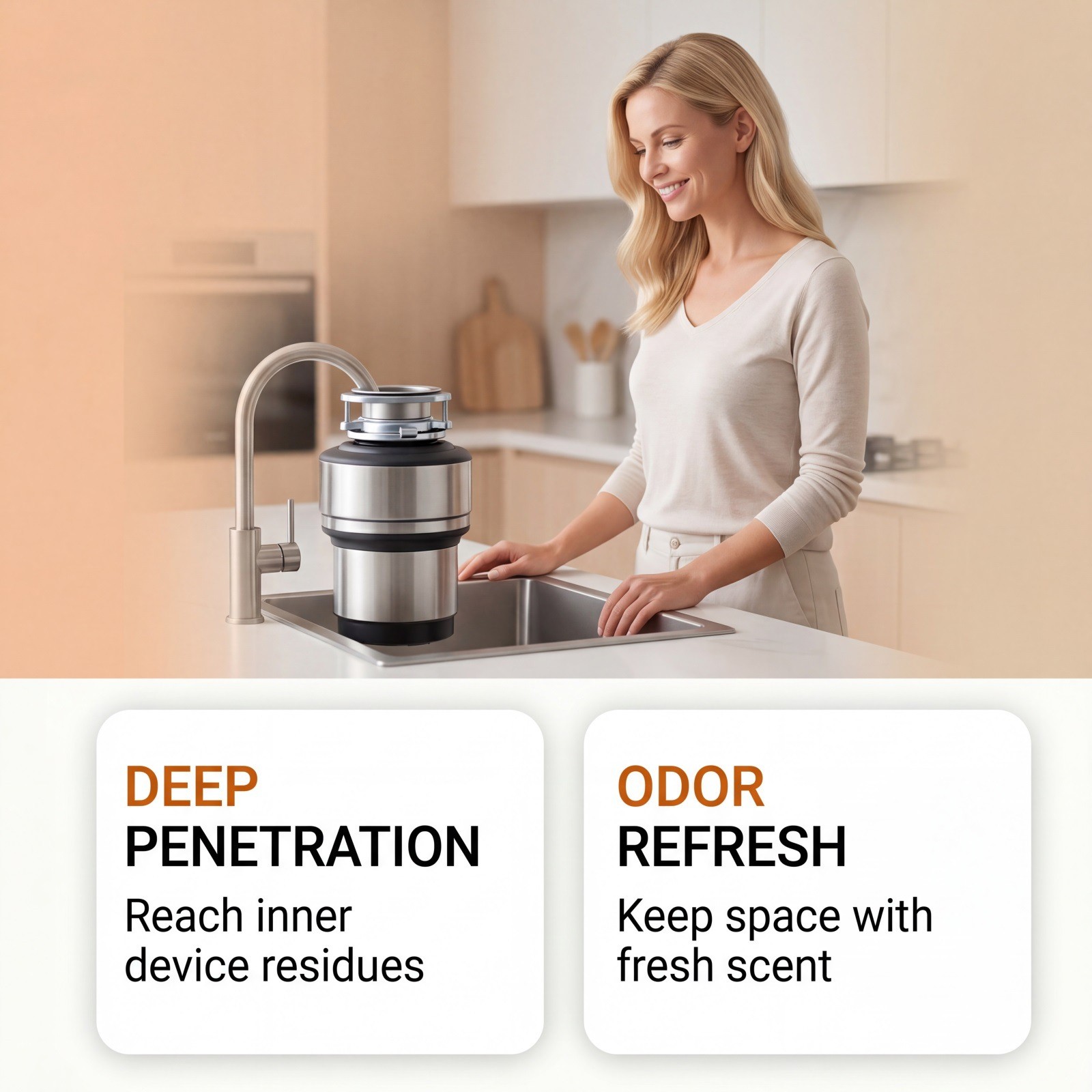 12~60 Pieces Powerful Sink & Disposal Cleaner Tablets Garbage Disposal Cleaner
