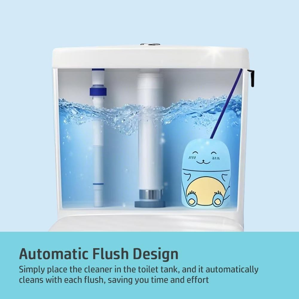 3 PCS Cute Dinosaur-Shaped Toilet Bowl Cleaner Bottle, Automatic Bathroom Toilet