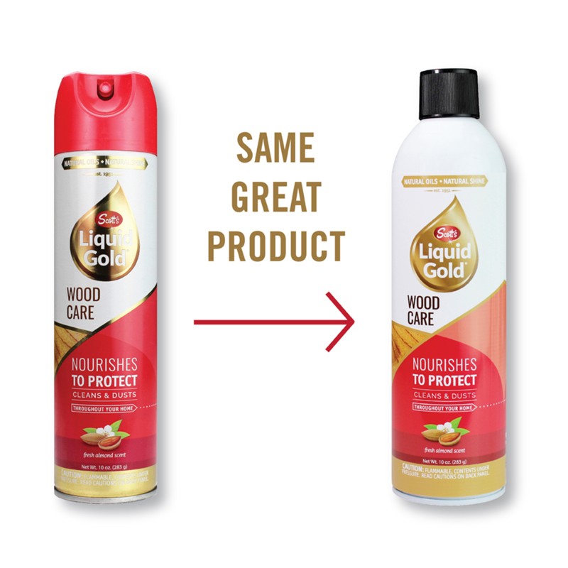 Scott’s 10011-A10 Liquid Spray Gold Aerosol Wood Cleaner 10 oz. (Pack of 6)