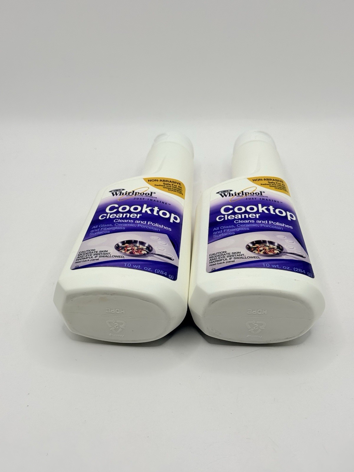 2-Pack Whirlpool Cooktop Cleaner Polish Marble Glass Vintage 2002 Original OEM
