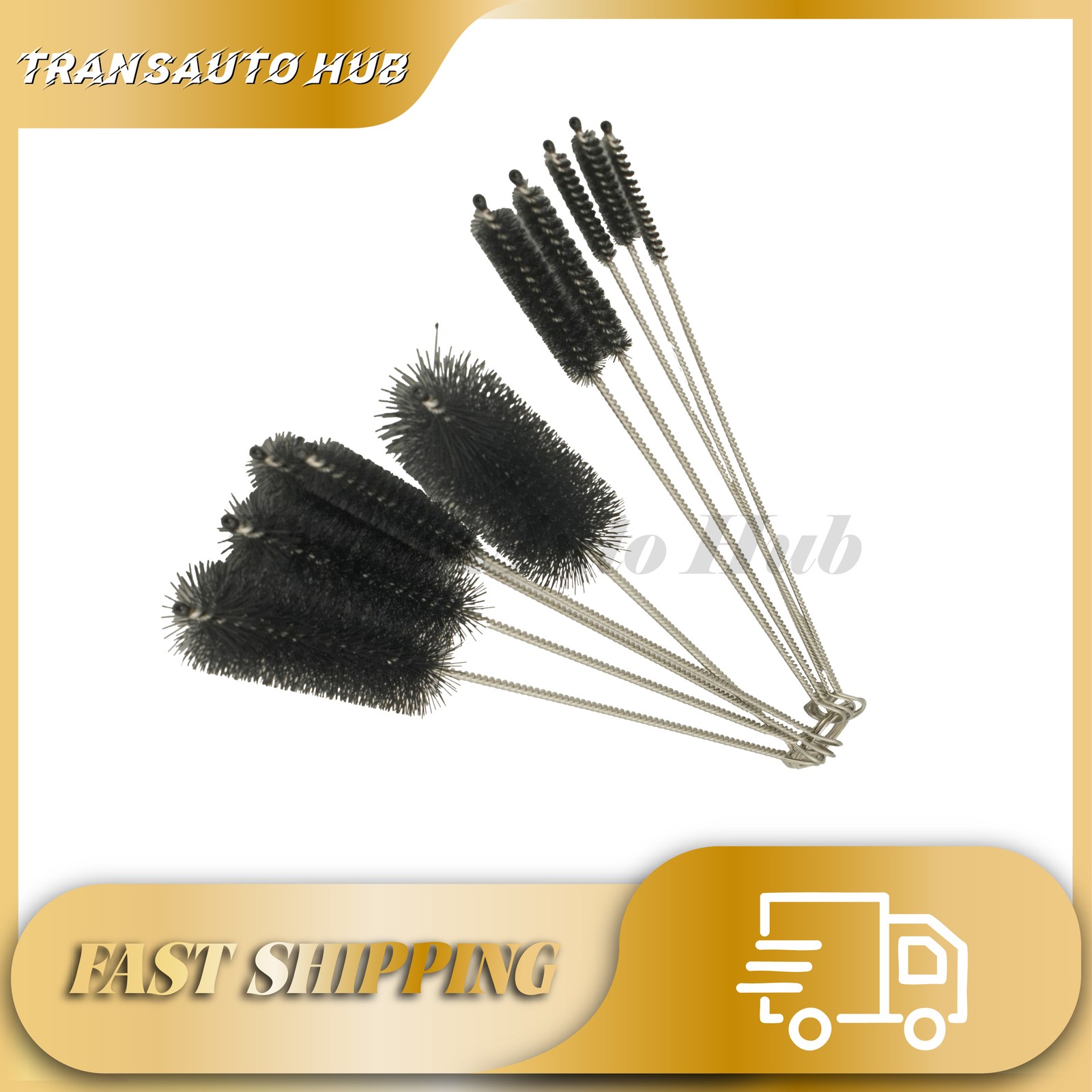10PCS Set Nylon Small LongCleaning Straw Brush Cleaner Bottle Tube Pipe US
