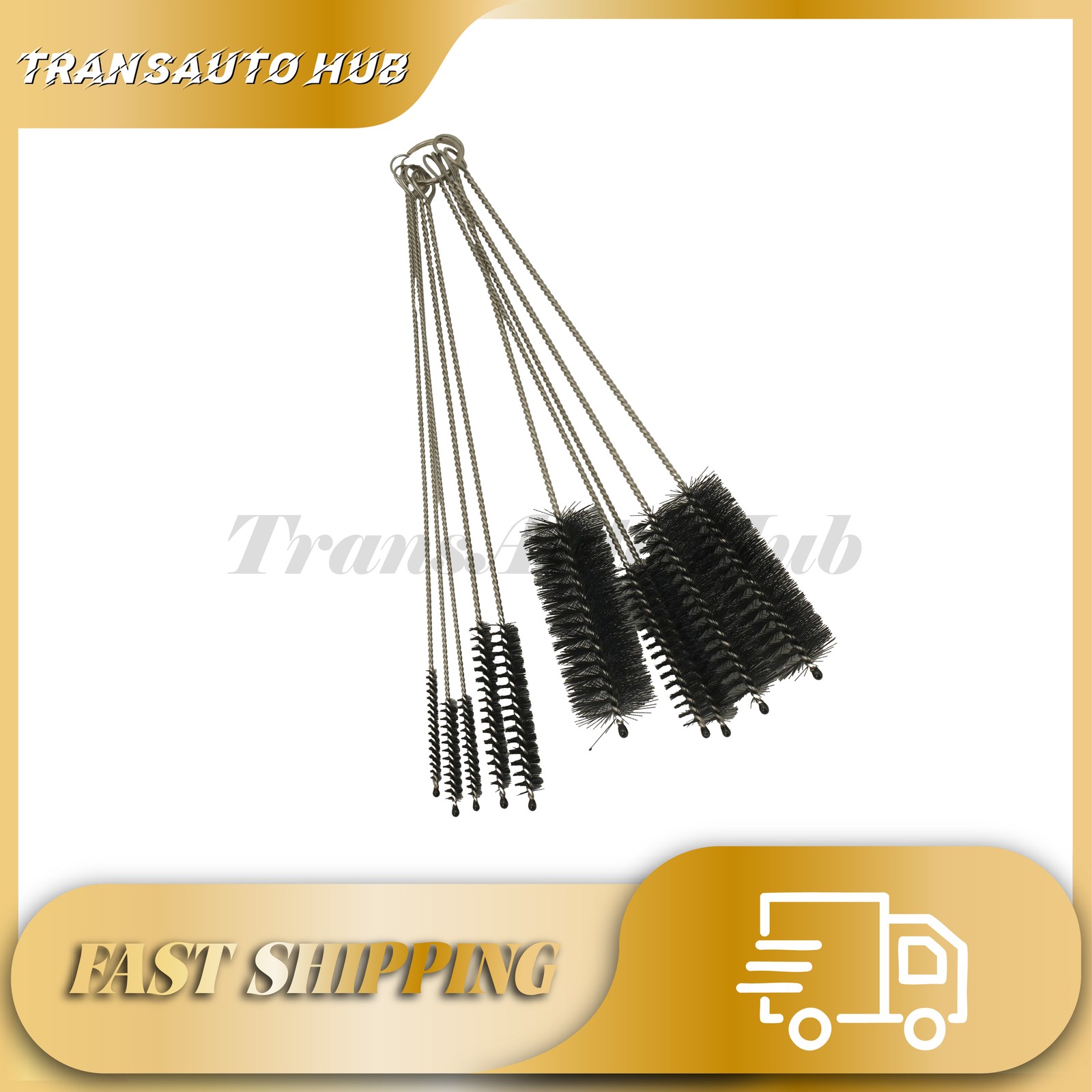 10PCS Set Nylon Small LongCleaning Straw Brush Cleaner Bottle Tube Pipe US