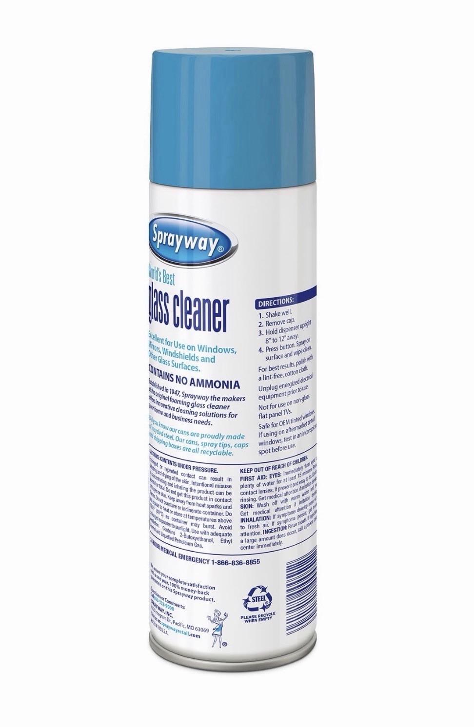 Sprayway SW050CLUB Glass Cleaner – 4 Pack