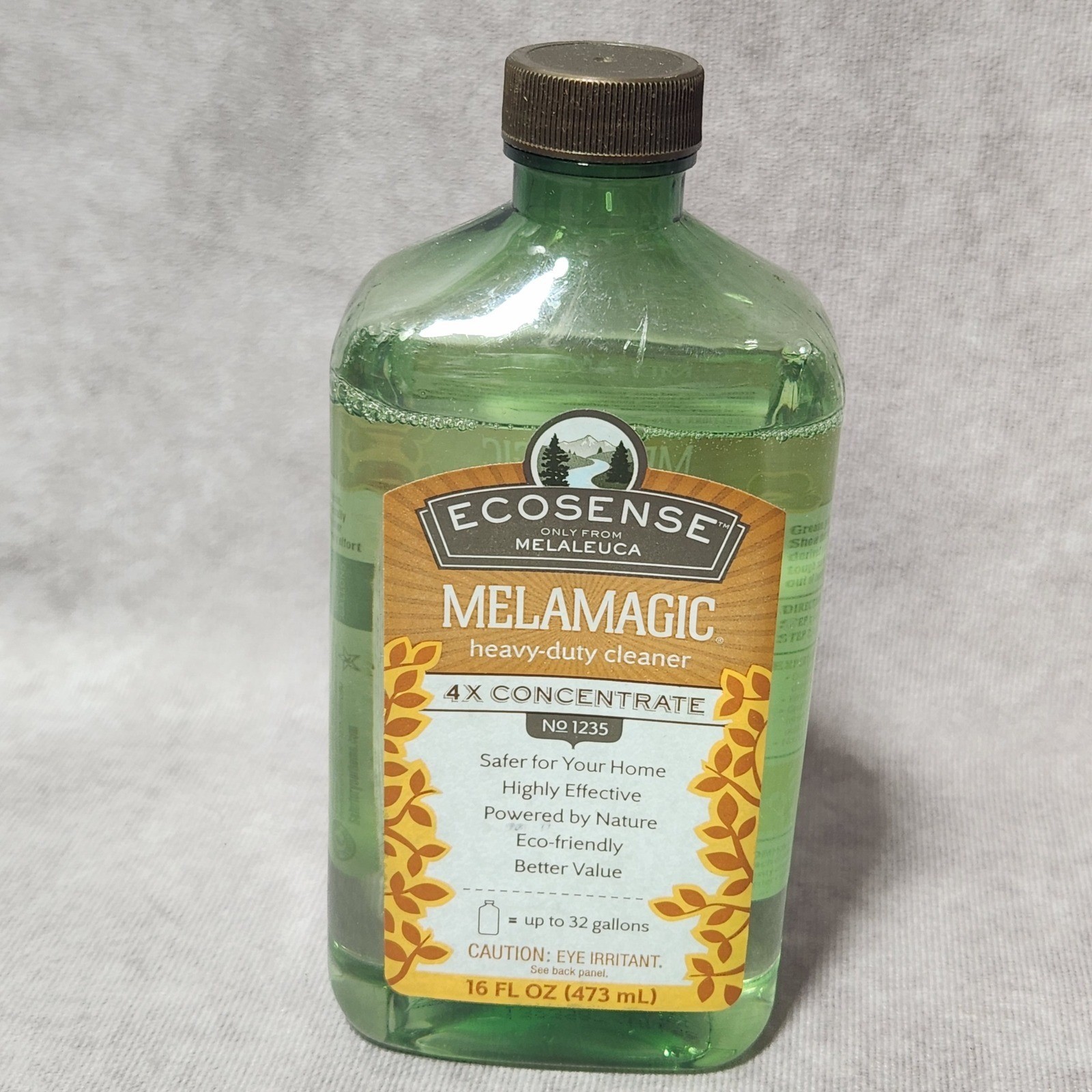 Melaleuca EcoSense MelaMagic Heavy Duty Cleaner 4X Concentrate 16oz No 1235