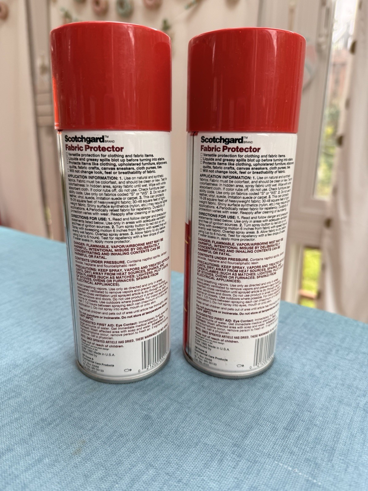 2 Scotchgard 3M FABRIC PROTECTOR Scotchguard 14 oz Vintage 1992 Old Formula NOS