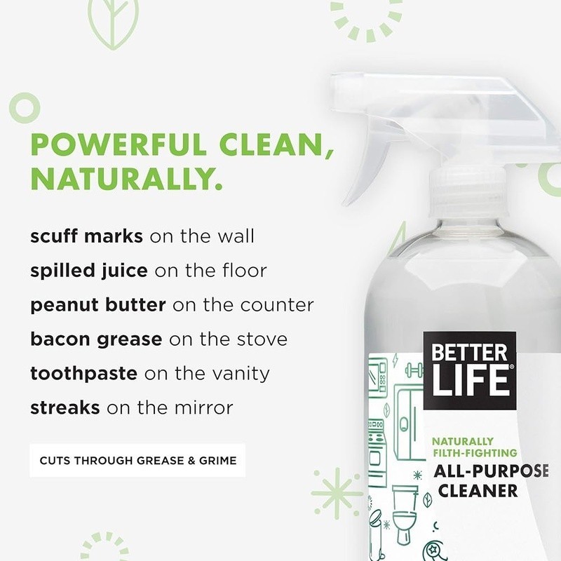 Multipurpose Surface Cleaner Plant Based Safe Pets Kids Streak Free Fast Clean