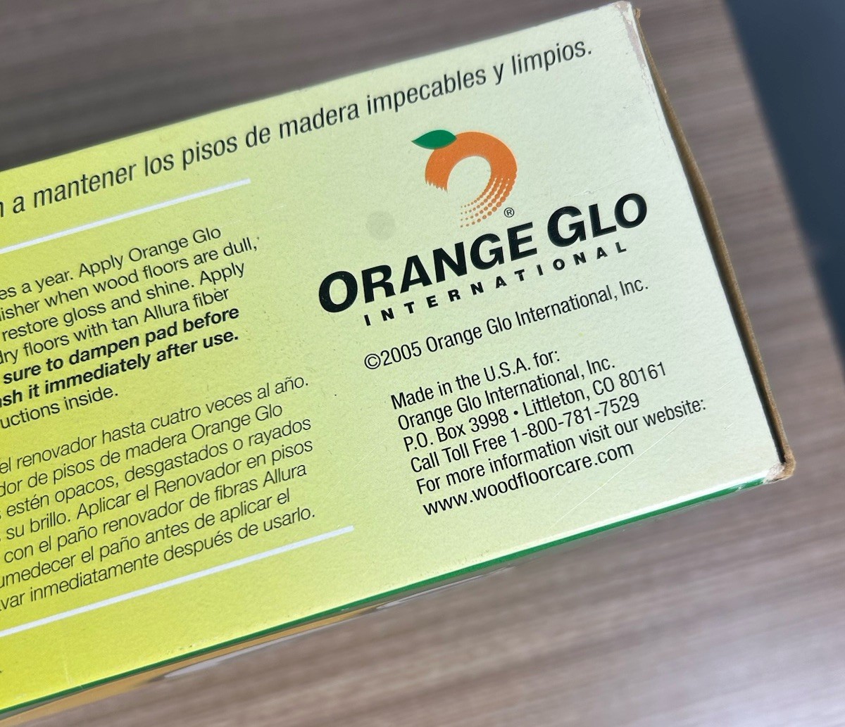 Orange Glo Hardwood Floor Care System Complete Kit New Old Stock 5 PC