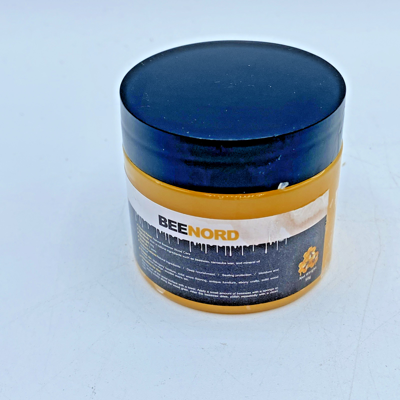 100% Natural Beeswax Polish 50g – Wood, Leather & Furniture Conditioner