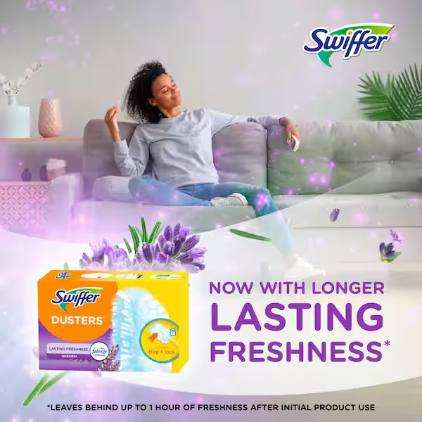 180 Multi-Surface Dusting Refills Lavender Vanilla Scent 18 Count