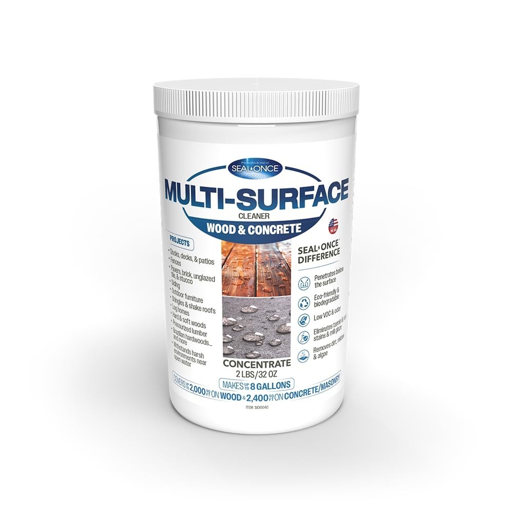 Multi-Surface Cleaner Concentrate – Cleans Wood, Concrete, Fabrics & More, 2 lb.