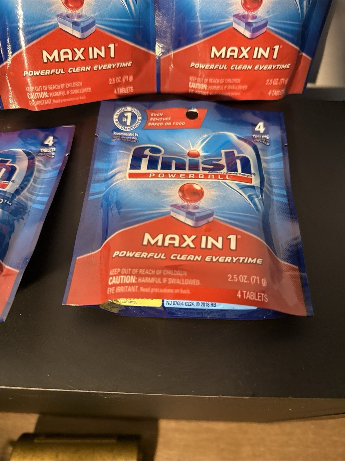 6 PACKS Finish DishWasher Pods – 4 Tablets Each