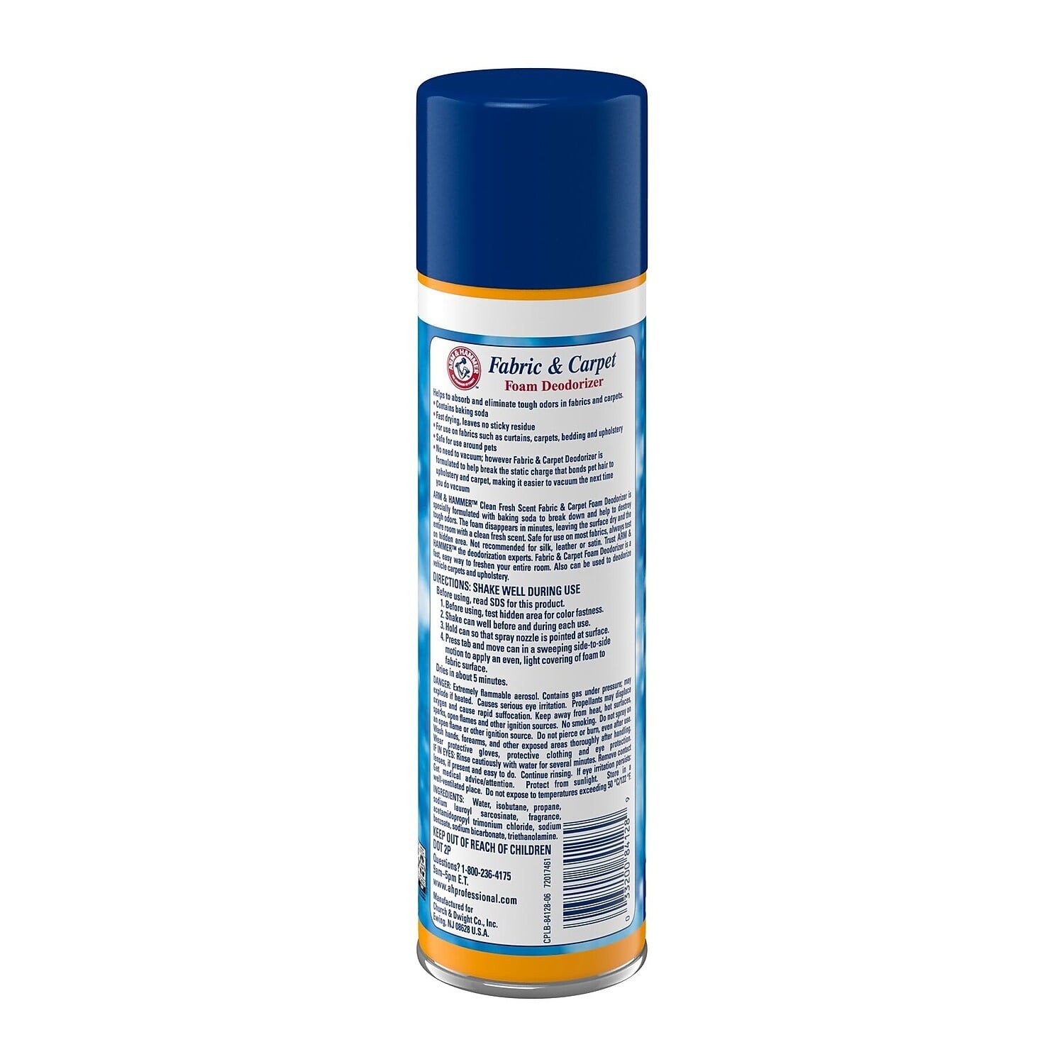 Fabric and Carpet Foam Deodorizer Fresh Scent, 15 oz Aerosol