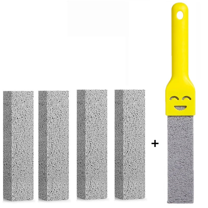 5 PCS Pumice Stone Cleaning Stick Seat Toilet Limescale Rust Stain Dirt Removal