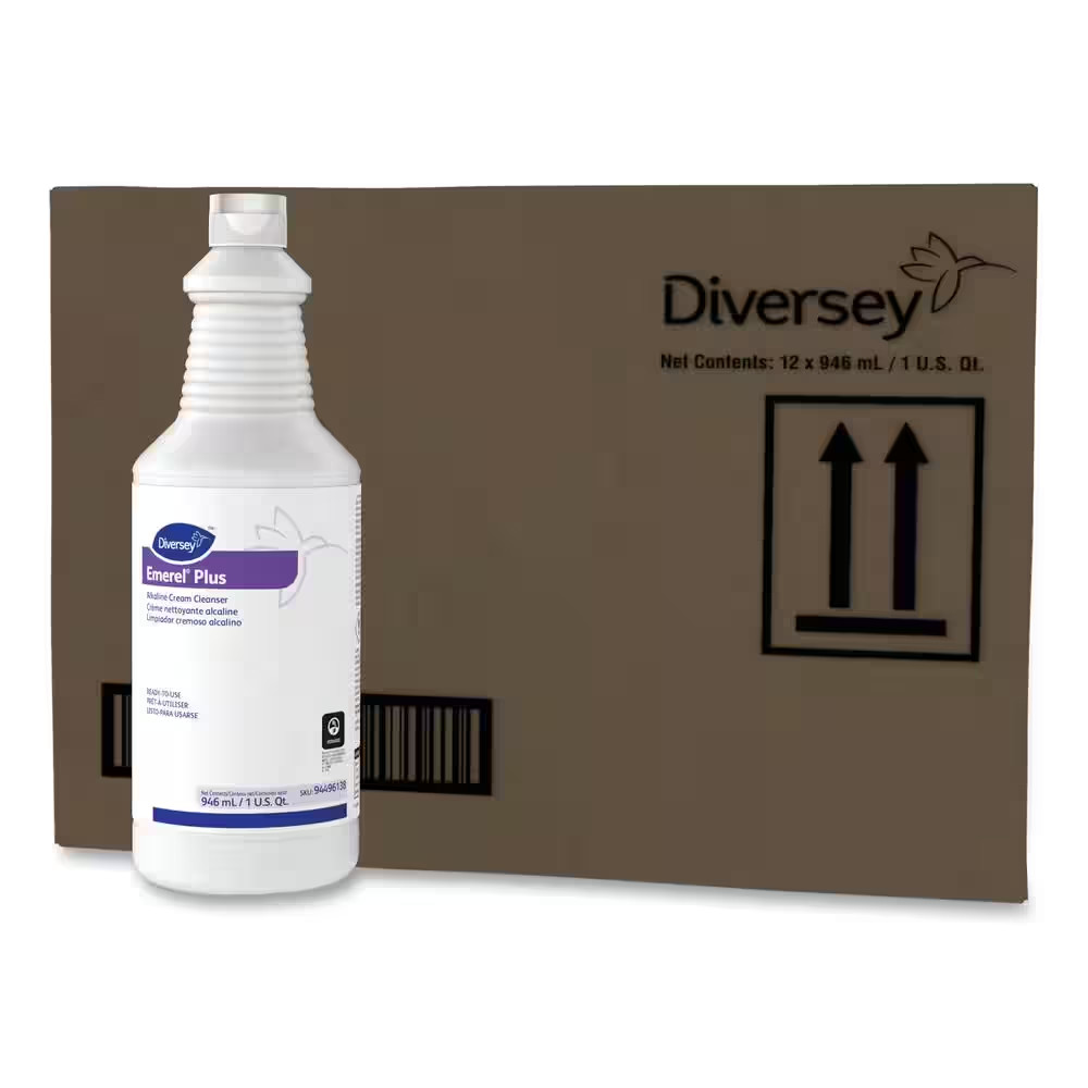32 Oz. Odorless Emerel plus Cream All-Purpose Cleaner Squeeze Bottle (12-Carton)
