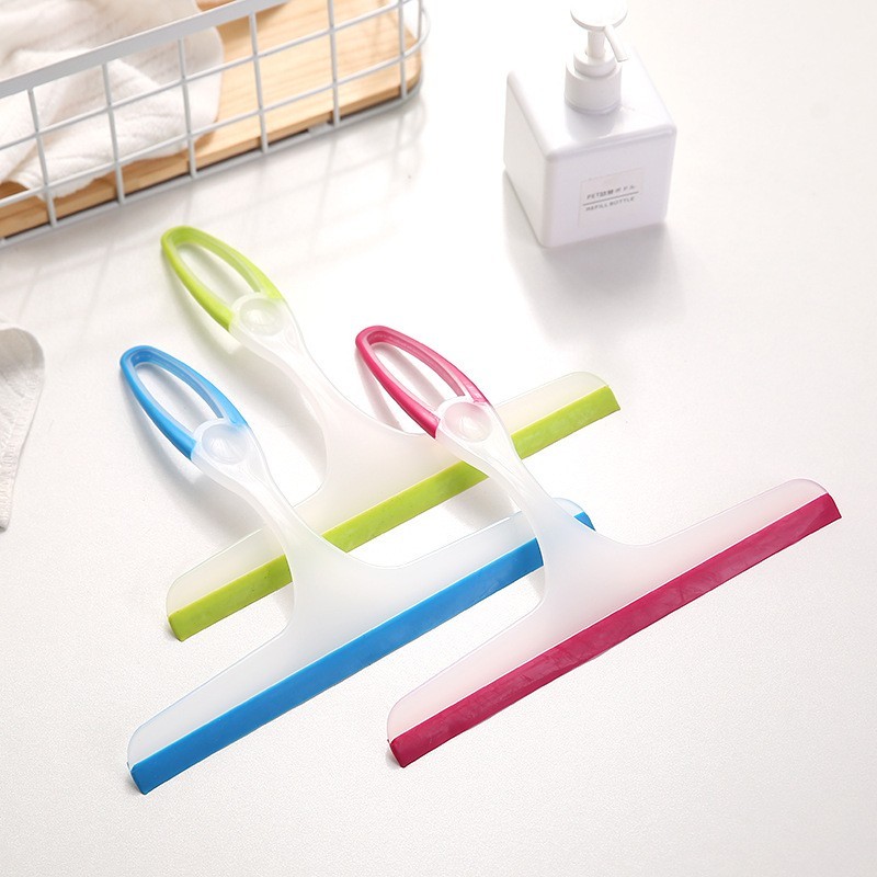 3Pcs Shower Squeegee for Glass Doors & Car Windows, Multi-Surface Cleaner for Ba