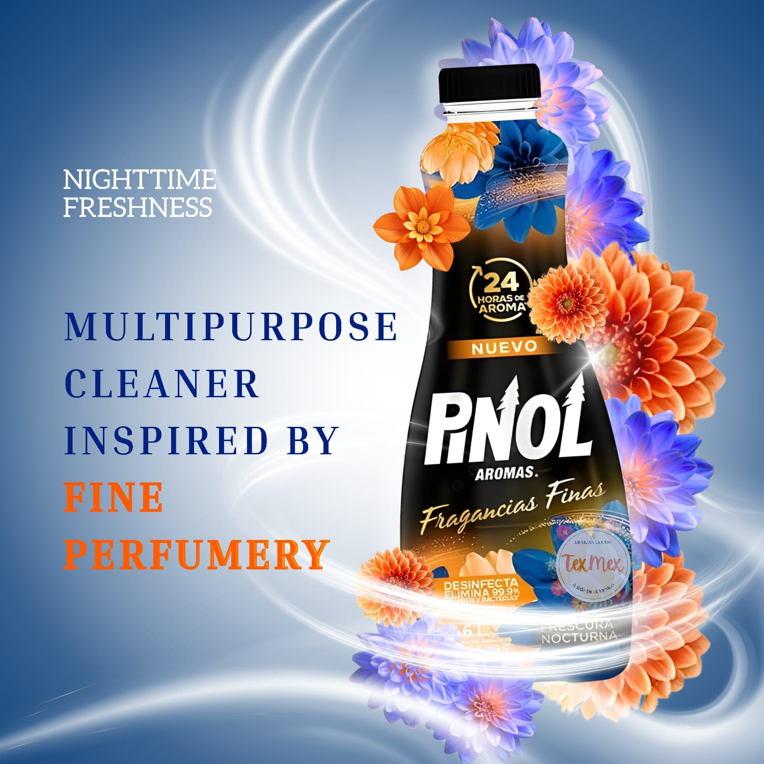 Multipurpose Cleaner Fragancias Finas 1.6 L, Midnight Freshness for Floors