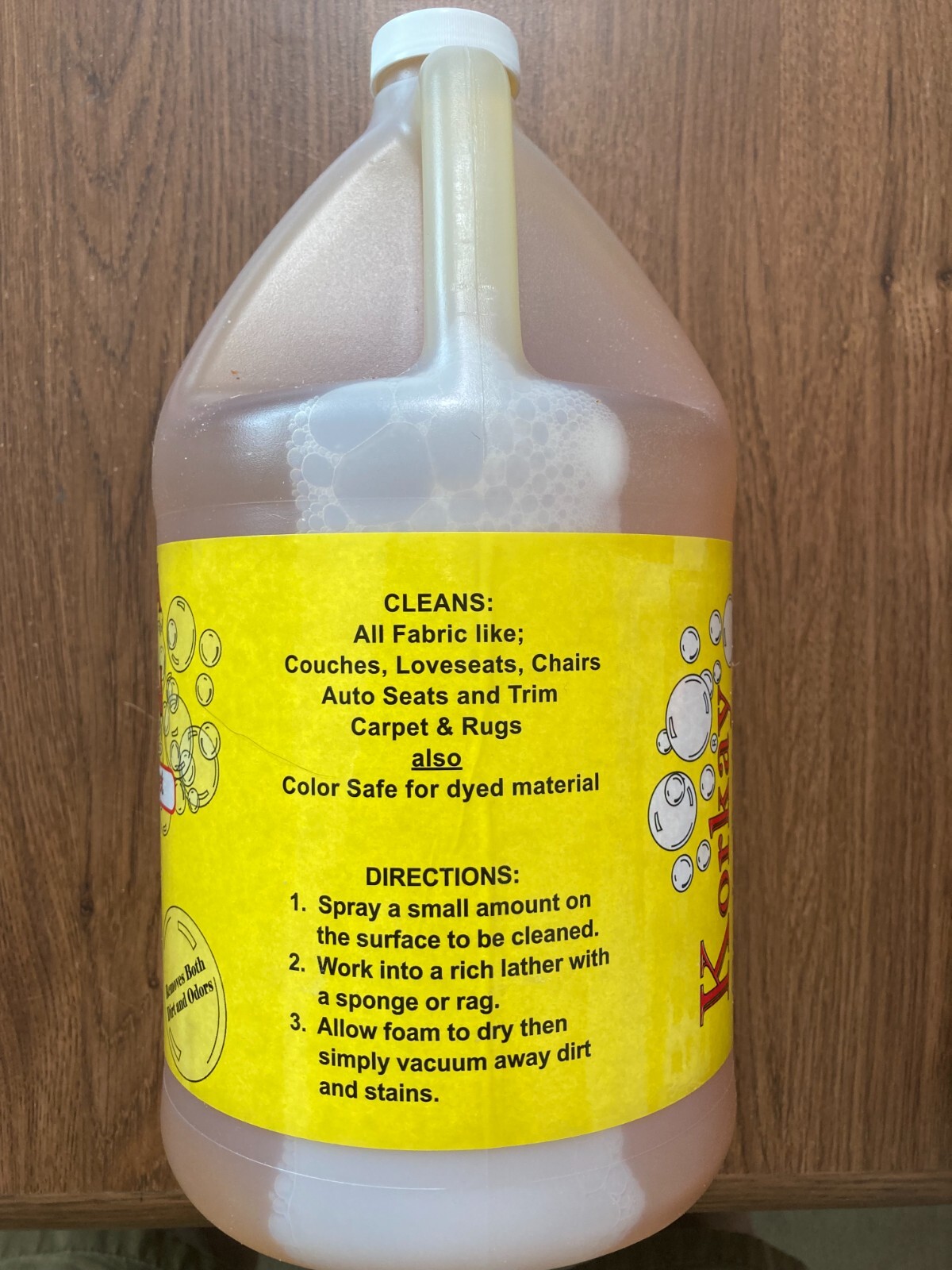 KORKAY ULTRA KLEEN CARPET , UPHOLSTERY, FABRIC FOAMING CLEANER