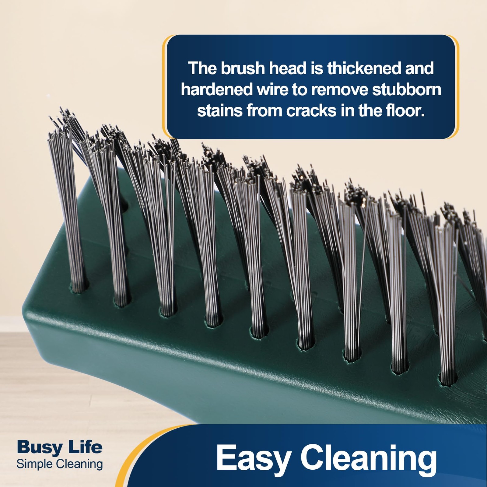 Moss Remover – Crevice Cleaning Tool, Moss Brush, Wire Metal Brush, Deck Clea…