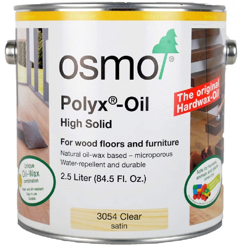 Osmo – Polyx-Oil – 3054 Clear Satin – 2.5 Liters