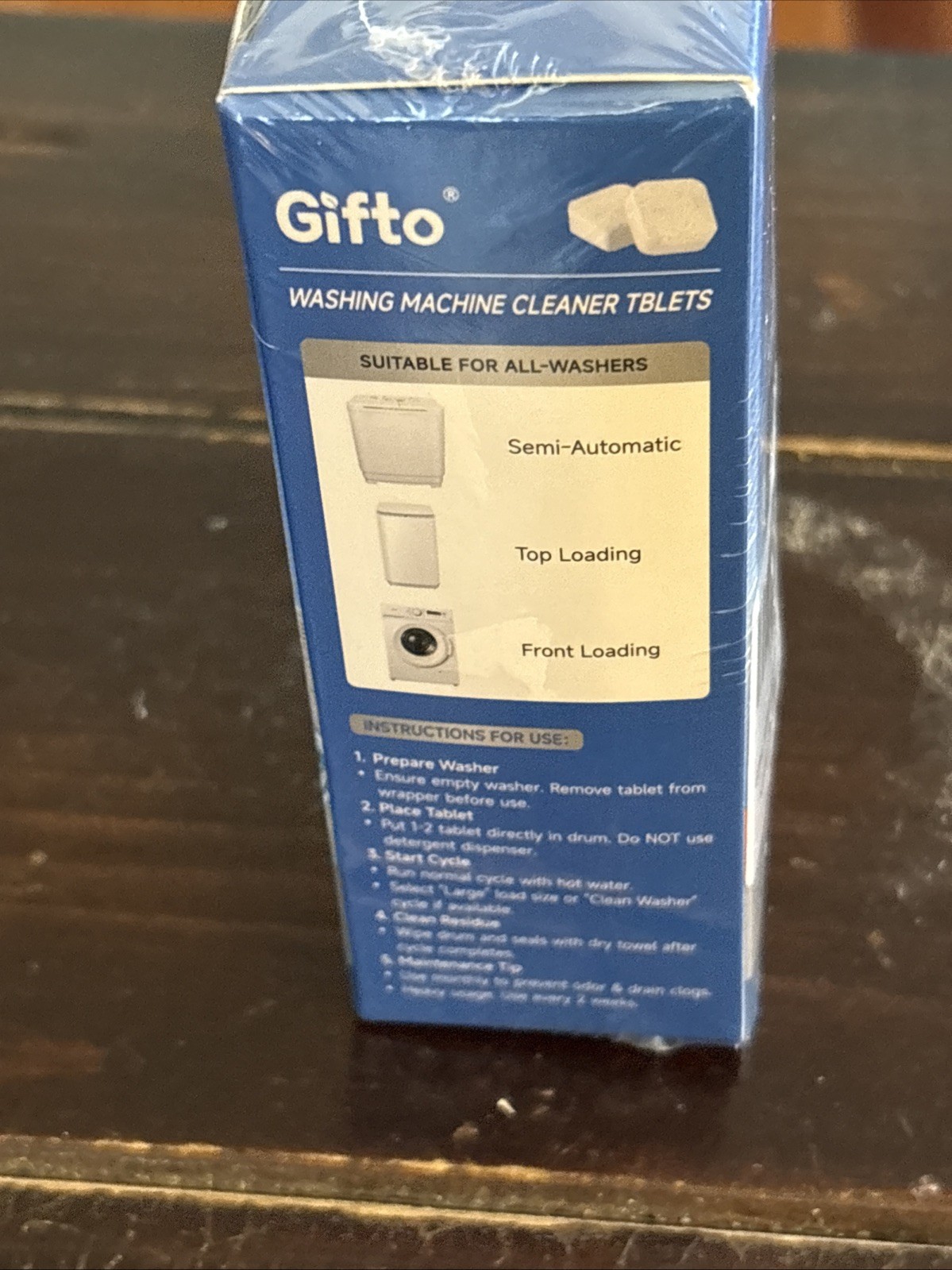 Gifto Washing Machine Cleaner 15 Tablets (New Sealed)