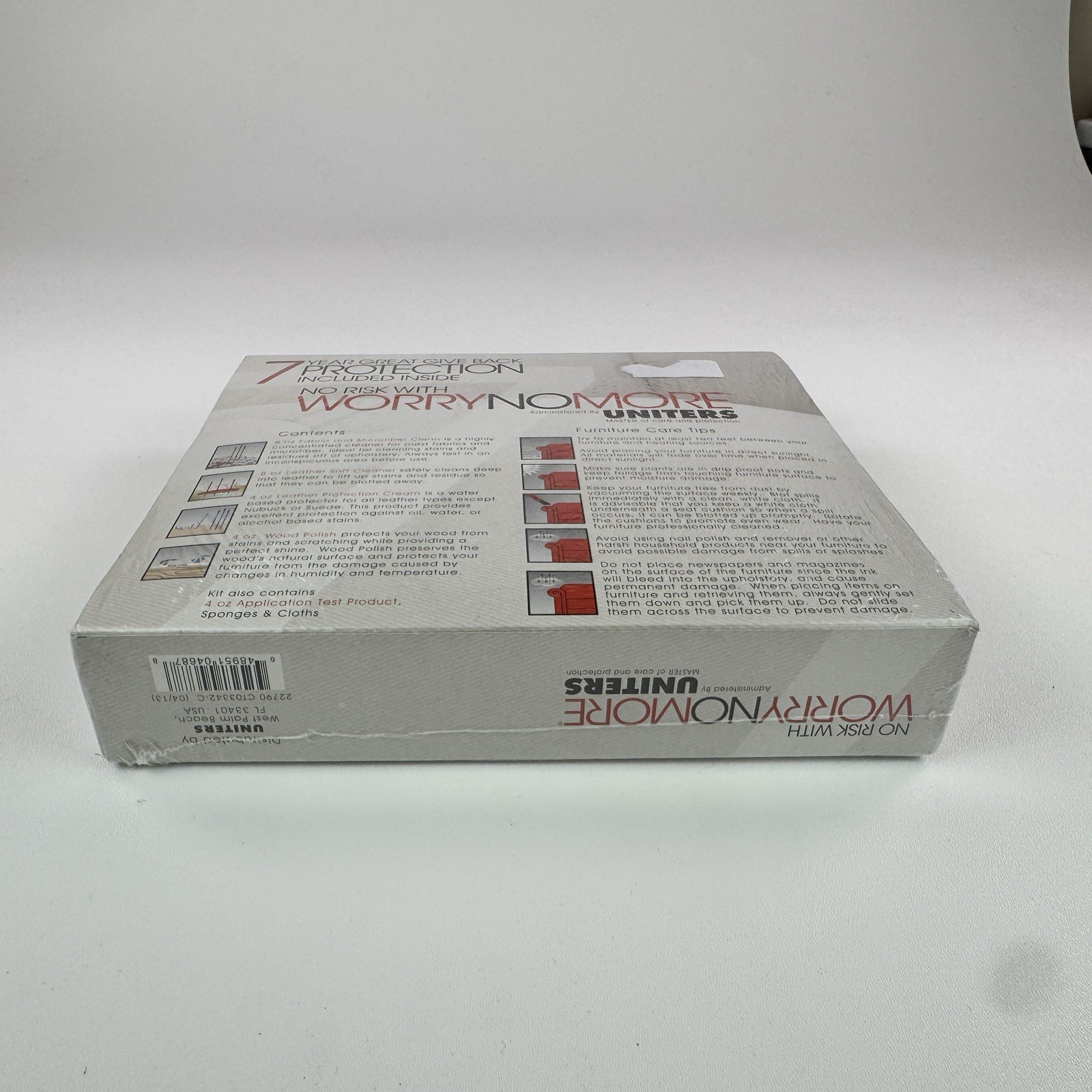 Worry No More – Wood, Leather, Fabric Furniture Protection Kit by Uniters NEW