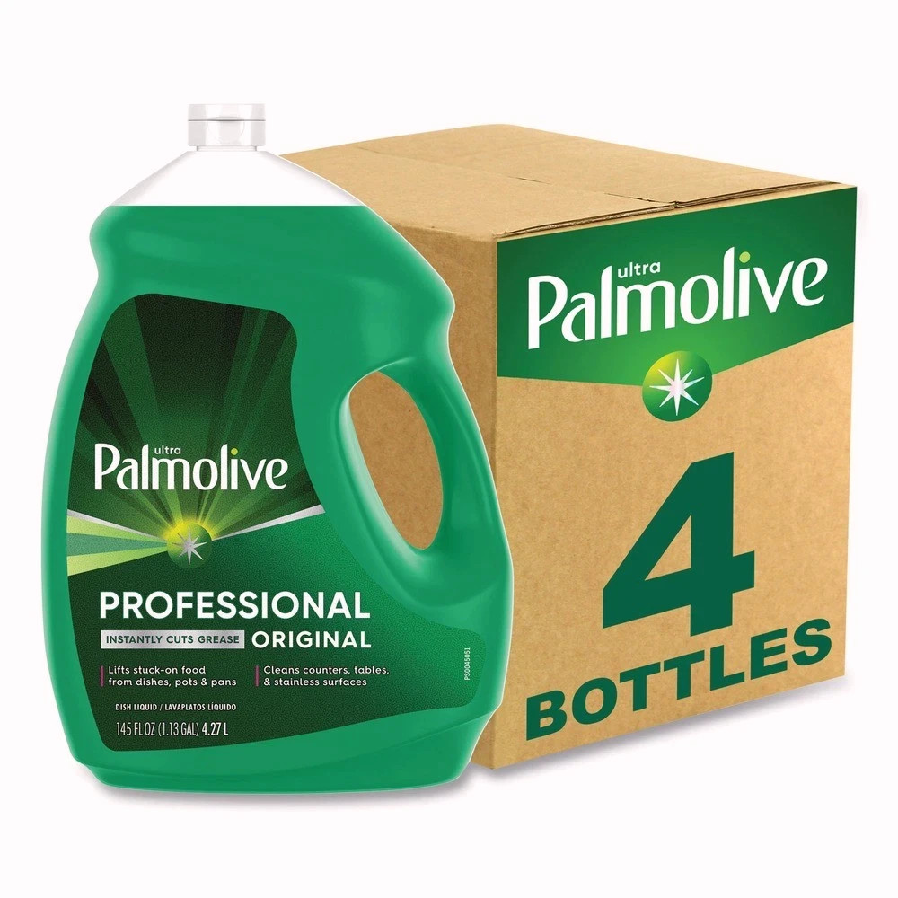 Palmolive 61034142CT Professional Dishwashing Liquid – Fresh Scent (4/CT) New
