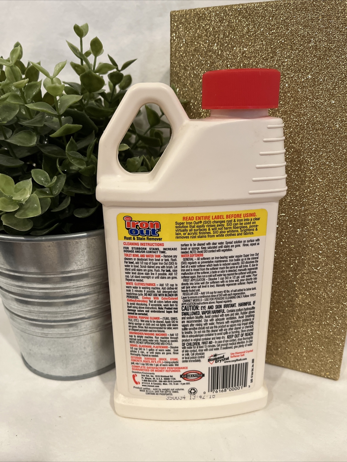 SUPER IRON OUT- Powder Rust Stain Remover 1 lb 2 oz, NOS, DISCONTINUED, Rare