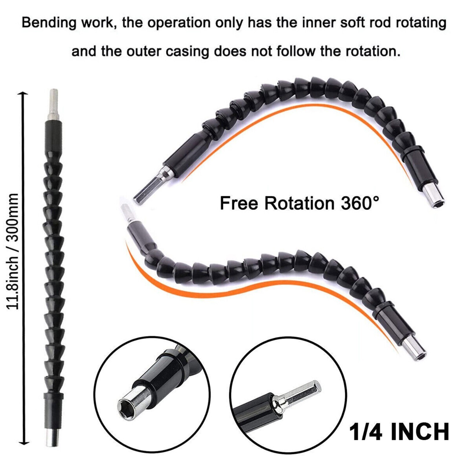 Power Scrubber Drill Brush Set Cleaner Spin Tub Shower Tile Grout Wall 5 Brushes