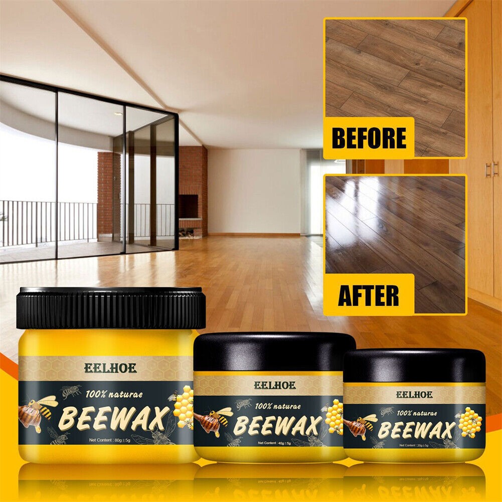 1/4PK Wood Seasoning Beewax Complete Solution Furniture Care Beeswax Nature 80G