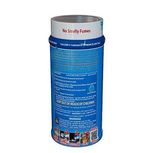 Hard Water Stain Remover Biodegradable Concentrated Glass Shower Door Window