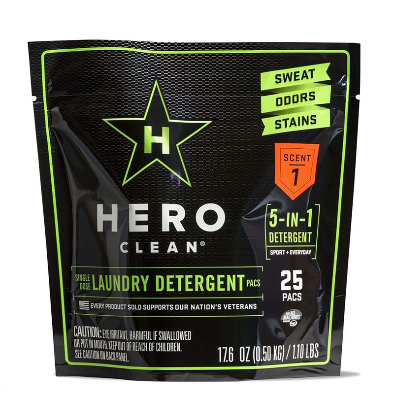 Hero Clean 704400414 Juniper Scent Laundry Detergent Pod 25 ct. (Pack of 6)