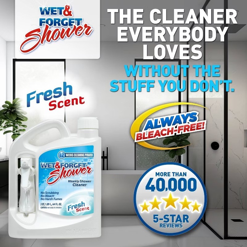 Shower Cleaner – Fresh Scent – 64 fl oz