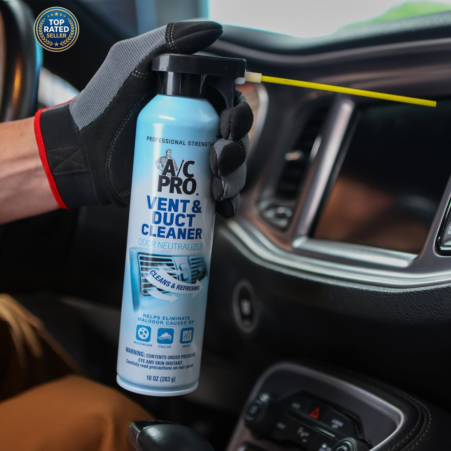 AUTO_ACCESSORY A C Pro Vent Duct Cleaner Odor Neutralizer for Automotive HVAC