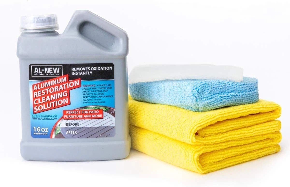 Aluminum Restoration Cleaning Solution Kit | Clean & Restore Patio Furniture,…