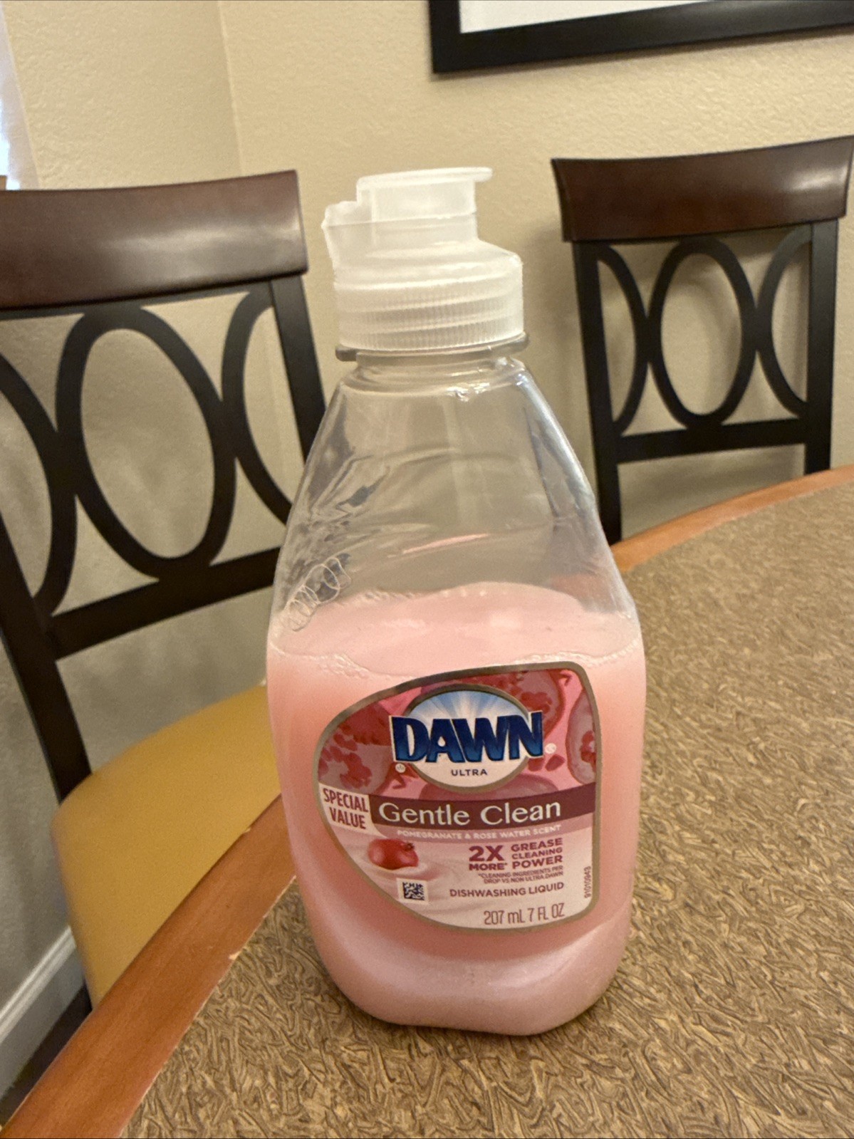 DAWN Pomegranate Rose Water Ultra Gentle Clean Dishwashing Soap 7oz