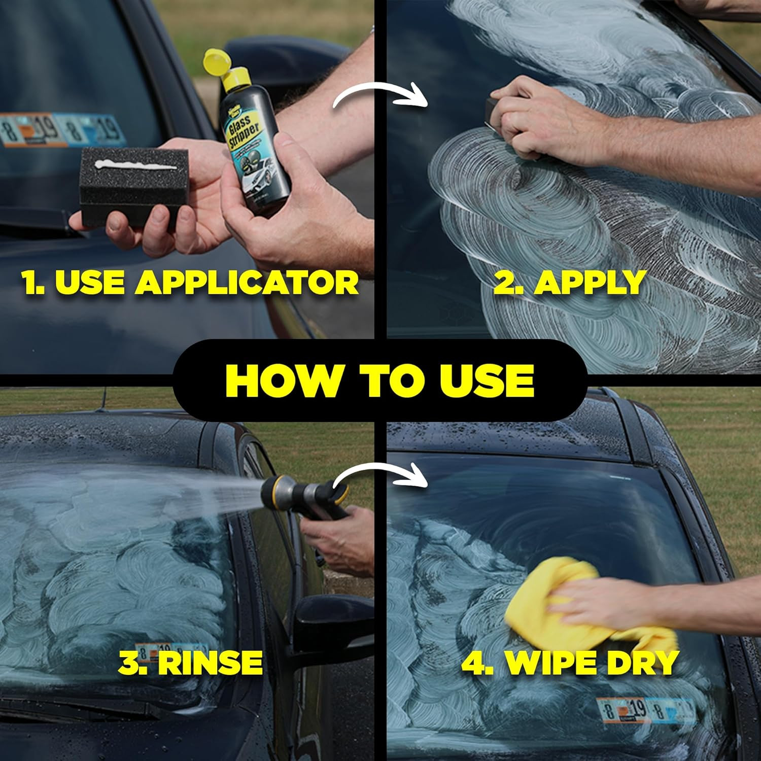 Water Spot Remover Kit – Cerium Oxide Auto Glass Polish 4 Fl Oz