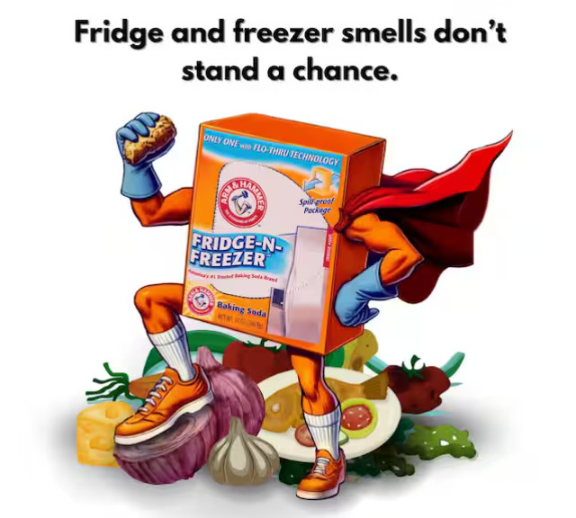 Arm & Hammer Fridge-N-Freezer Baking Soda, 14 Oz. – Pack of 6