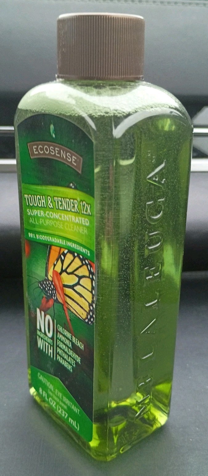 Melaleuca Ecosense Tough Tender All Purpose Cleaner 12x Concentrate 8 oz & Wipes