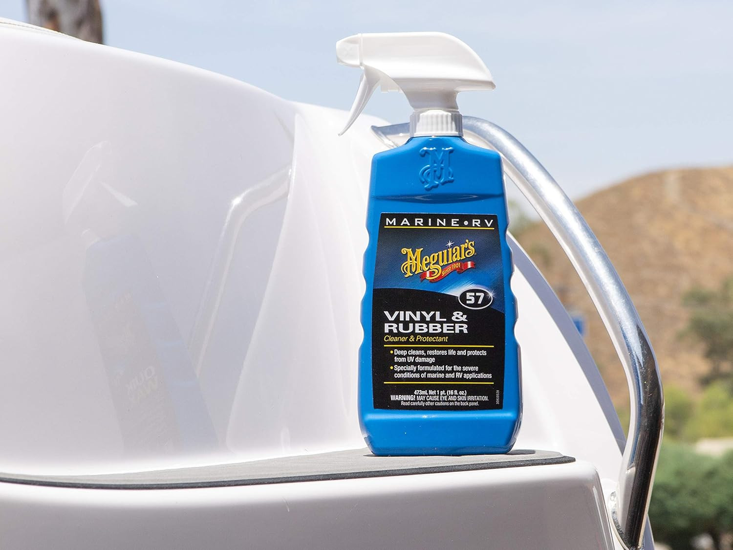 Meguiar’S M5716 Marine/Rv Vinyl & Rubber Cleaner & Protectant, Boat Vinyl Cleane