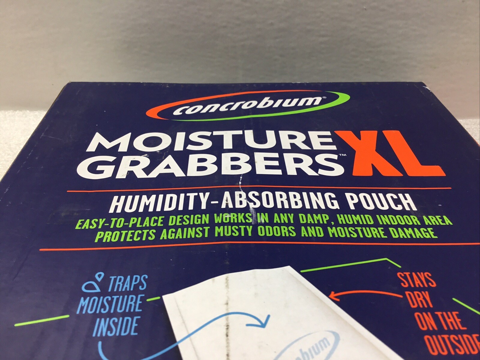 Concrobium Moisture Grabbers XL 35.3 oz. No Scent Humidity-Absorbing Pouch