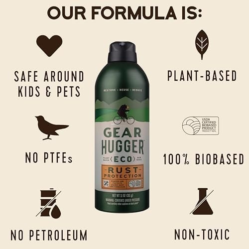 Eco-Friendly Rust Protection Spray – 11 oz, Pack of 2, Rust Remover & Preventer,