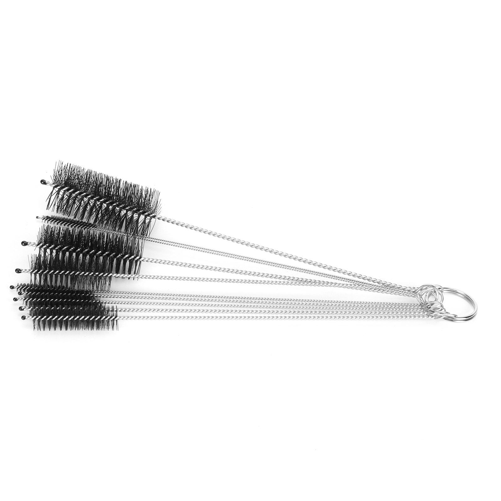 10Pcs Coffee Machine Brush Cleaner Stainless Steel Nylon Bottle Cleaning Brus US