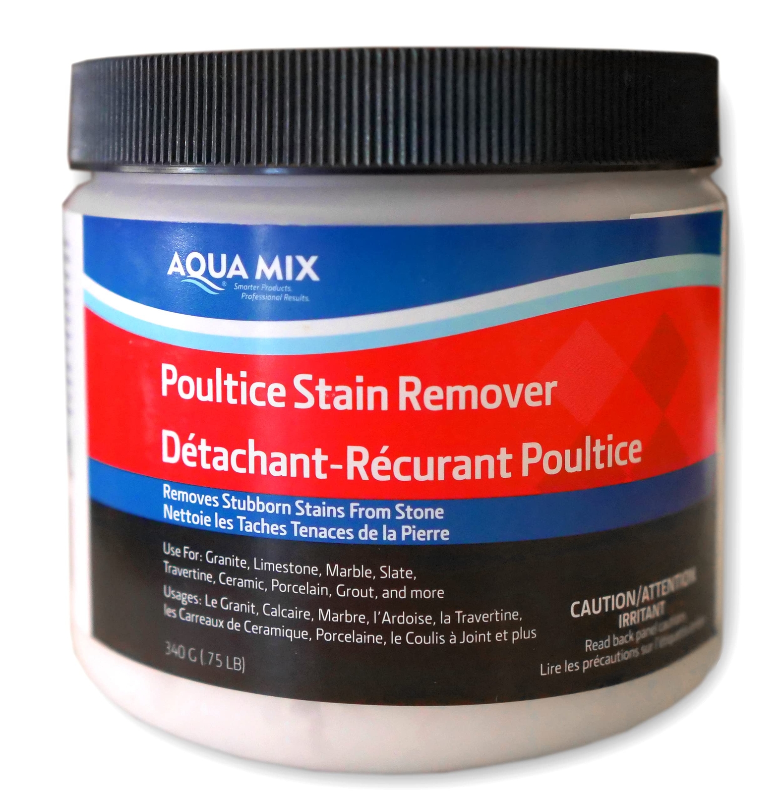 Aqua Mix Poultice Stain Remover 11.99 Ounce Non Acidic for Granite and Marble