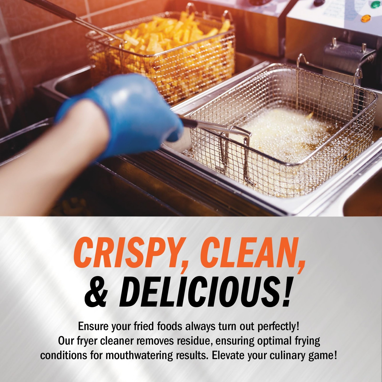 Fryer Cleaner – 8-lbs – Fryer Boil Out – Contains 21 Cleanings – Concentrated…