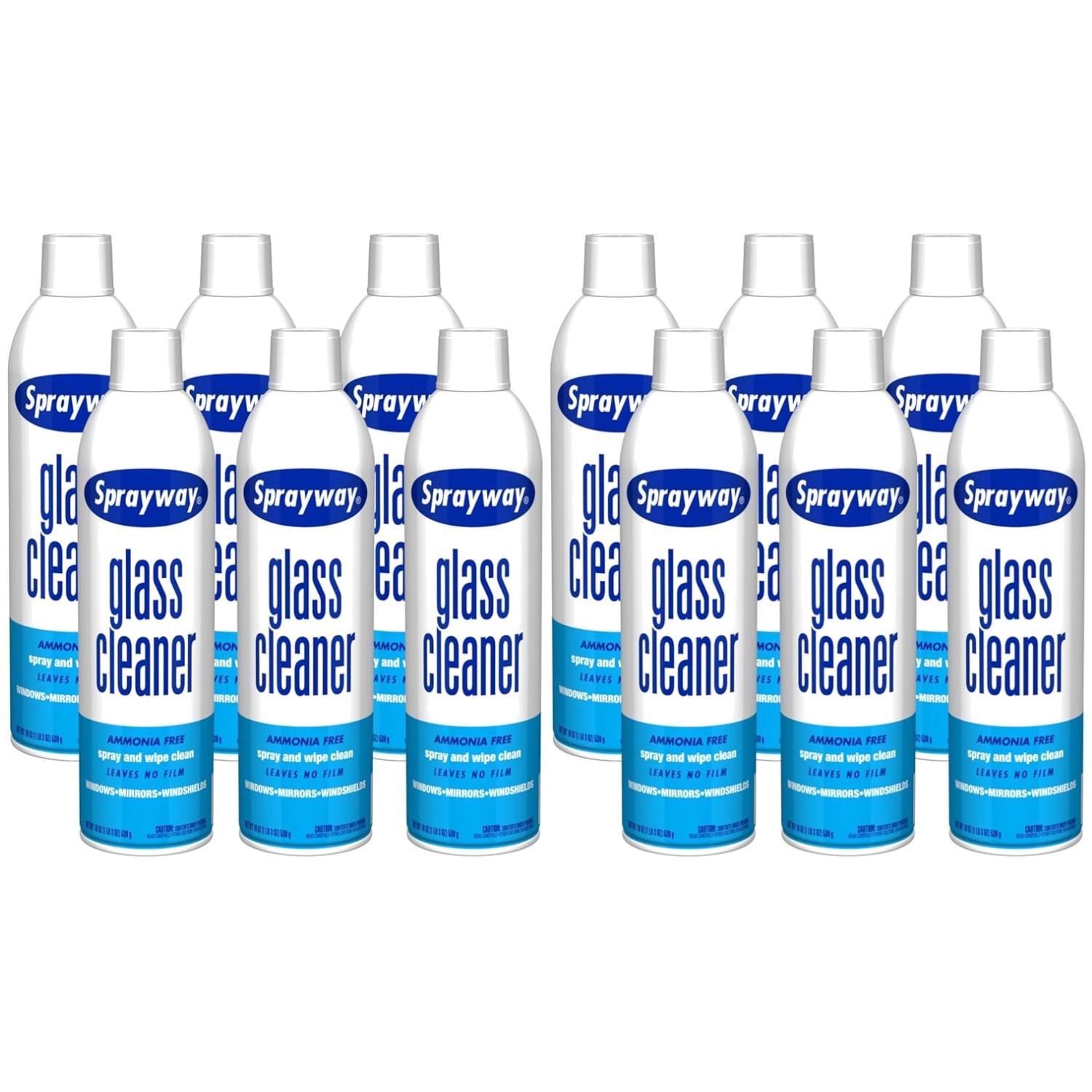 Streak-Free Glass Cleaner Spray – 19oz (Pack of 12)