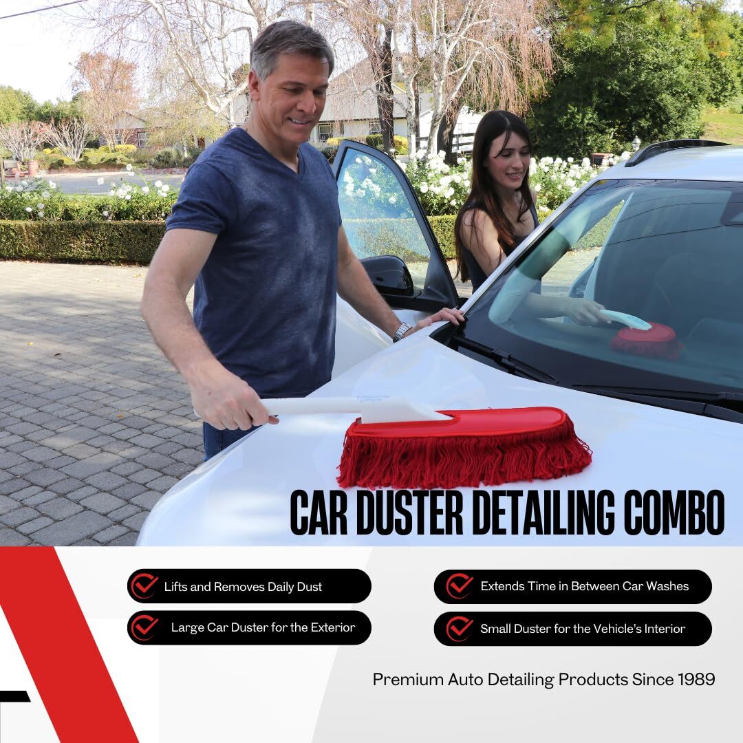 The Original California Car Duster Detailing Kit with Plastic Handle Model
