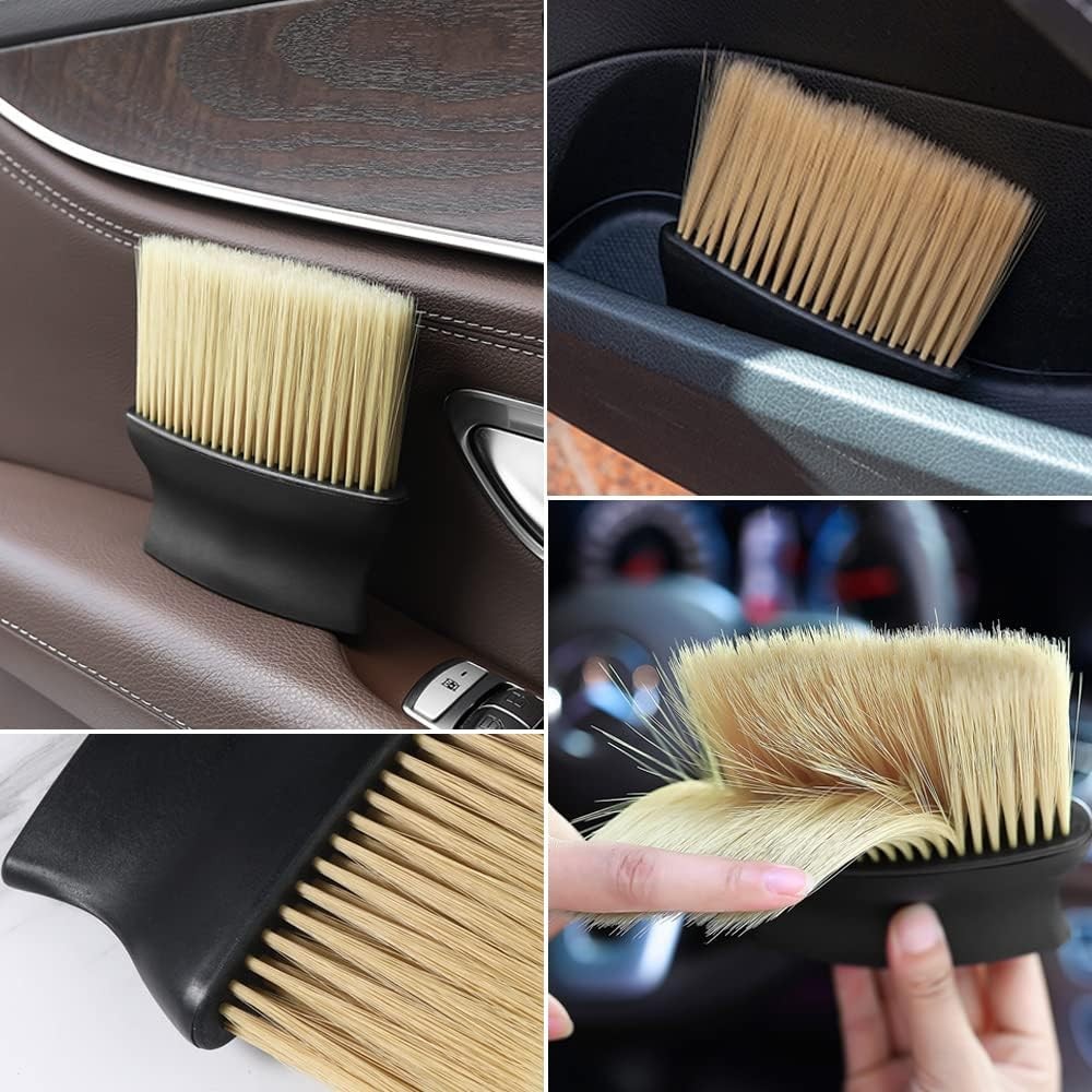 1pc Auto Interior Dust Brush, Car Cleaning Brushes Duster