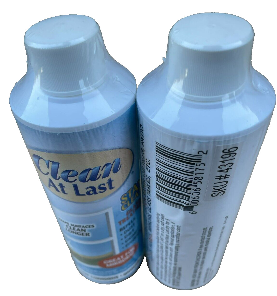 Clean At Last Glass Treatment, 8 Ounces Each (Lot of 2)
