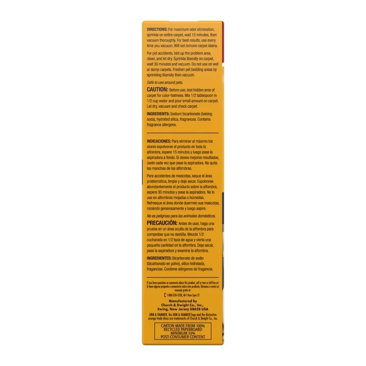 (3 pack) ARM & HAMMER Pet Fresh Odor Eliminating Deodorizing Carpet Powder 30 Oz